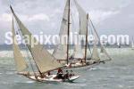 ID 6002 RAINBOW (A7, nearest camera) a gaff cutter of 1898 and ARCTURUS racing during the 2010 Auckland Anniversary Day Regatta, New Zealand.
THIS IMAGE IS CURRENTLY NOT AVAILABLE FOR SALE.